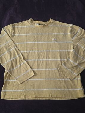 Stussy Hand Drawn Stripe Long Sleeve Crew Tee